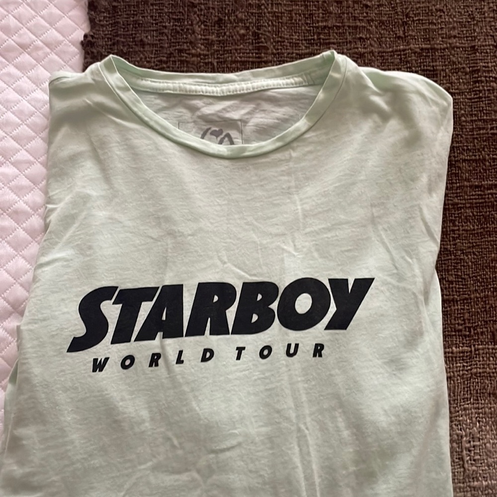 The Weeknd Starboy World Tour long sleeve - Mint green (M)